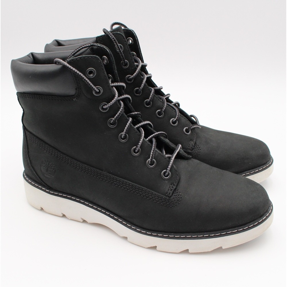 Timberland Keely Field 6 Inch Womens Size 7 Black Nubuck Ankle Boots Shoes